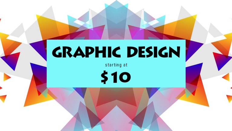 I will create a simple graphic design for as little as $10.00. - Focus